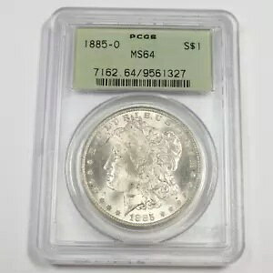 1885 O PCGS OGH MS64 - K 1 h #50663B