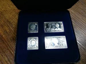 4 イグノット コイン スタンプ プリセット ボックス エリザベス ジョージ 6 世 エドワード 8 世 925シルバー=53g