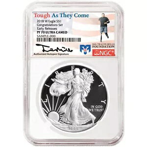 2018-W v[t $1 AJ Vo[ C[O ߂łƂZbg NGC PF70UC TravisMi...