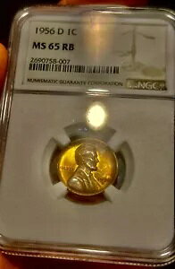 1956 D �E�B�[�g �Z���g �����J�[�� �y�j�[ NGC M65 RB �g�[�� �g�i�[ �� �č��R�C��