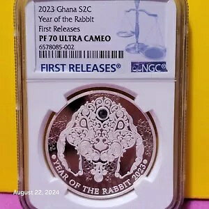 2023 �V���o�[�C���[ �I�u �U �E�T�M �� 1 �e�����[�X NGC PF 70 �E���g�� �J���I �R�C�� �K�[�i S2C