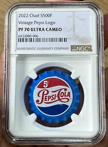 NGC PF70 �`���h ���B���e�[�W �y�v�V ���S �{�g�� �L���b�v 6g �V���o�[ �R�C��