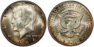 �g�[�� 1964 P �V���o�[ MS 65 �W���� F �P�l�f�B �V���o�[ �n�[�t�_���[ PCGS �O���[�h 353