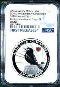 2020 $1 1IX Vo[ Vhj[ ANDA GLX| NbJo ^ vCx[g }[N NGC MS 69 FRBL