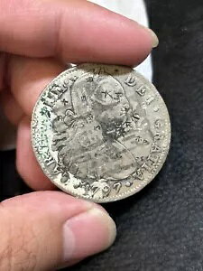 1797 Mo FM メキシコ 8 レアレス ポートレート カルロス 3 世銀貨 中国のインクチョップ