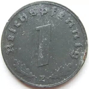 RC hCc鍑 3 鍑 1 Reichspfennig 1945 E ɍׂ