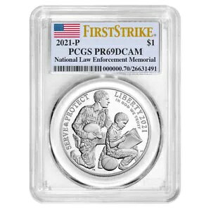 2021-P �v���[�t $1 ���Ɩ@���s��h�� PCGS PR69DCAM FS �t���O ...