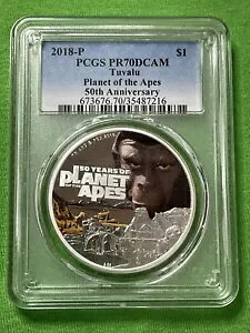 ?? 2018 co ̘f J[CY $1 Vo[ ??PR 70 (PCGS) 1oz