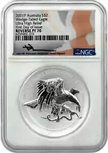 2021 P $2 �I�[�X�g�����A 2 �I���X ���u �v���[�t �V���o�[ �E�F�b�W�I�I���V UHR NGC PF70 FDOI