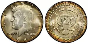 �g�[�� 1964 P �V���o�[ MS 65 �W���� F �P�l�f�B �V���o�[ �n�[�t�_���[ PCGS �O���[�h 325