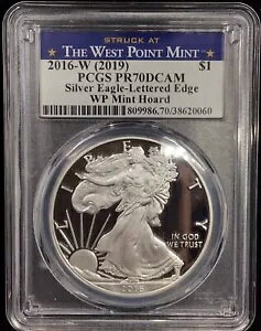 2016 W �v���[�t �A�����J�� �V���o�[ �C�[�O�� $1 PCGS PR70 DCAM *���^�[�h �G�b�W* WP HOARD