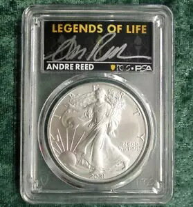 2021 PCGS MS 70 Type 2 ���񐶎Y�V���o�[ �C�[�O�� $1�A�A���h�� ���[�h �T�C������