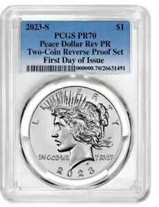 2023 S Peace Silver Dollar $1 o[Xv[t PCGS PR70 s #1
