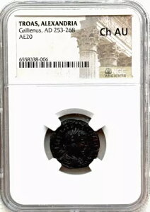 TROASAALEXANDRIA - GALLIENUS AD 253-268 - AE UNIT NGC CH AU - I
