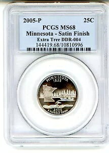 PCGS 2005-P �~�l�\�^ �G�N�X�g�� �c���[ DDR-004 SP-68 SF ���V���g�� �N�H�[�^�[ �G���[ MN