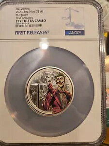 2023 DC VILLAINS 3oz W[J[ FR PF70 EgJI 