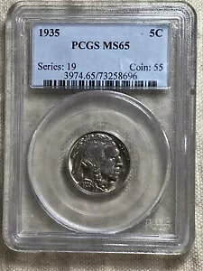 1935-P obt@[ jbP PCGS MS65 I[h u[ z_[ fGȕ\ʁAh
