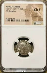 ���[�}�鍑 �n�h���A�k�X AR �f�i���E�X 117-138 AD NGC Choice F - ���C�g �}�[�N