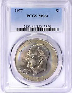 1977 �A�C�[���n���[ �h�� PCGS MS 64 �����X�^�[ �g�[�� ���ʃg�[�j���O �A�C�N �R�C��
