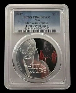 2017 jEG X^[ EH[Y Xm[N 1 IX Vo[ PCGS PR69DCAMA