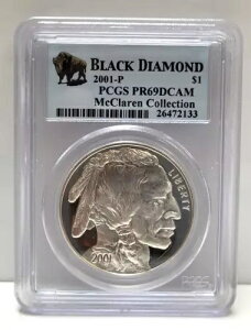 PCGS PR69 DCAM 2001-P ubN _Ch }N[ RNV $1 obt@[ Vo[ _[