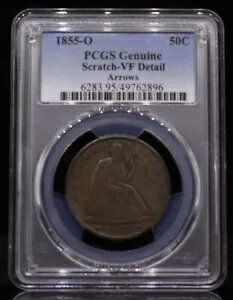 1855-O V[ebh oeB A[Y n[t_[ PCGS VF fBe[ XNb`