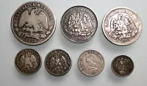 メキシコ第二共和国 7 つの銀貨 1875 〜 1904 年