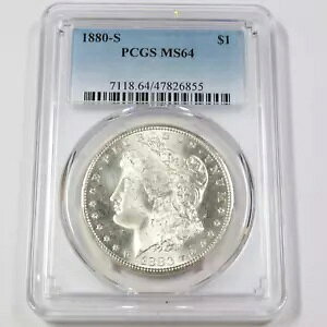 1880 S PCGS MS64 |K h - 1 čh RC #44745A