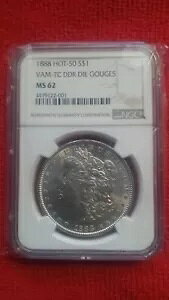 1888 HOT 50 VAM-7C DDR �_�C �K�E�W MS 62 ���[�K�� �V���o�[ �h��