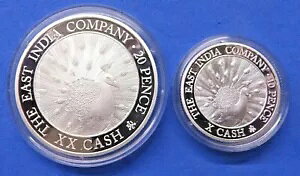 .999 �V���o�[ BU East India Company 2012 X & XX �L���b�V�� 2 �R�C�� �Z�b�g 1.5 �I���X ������ & CoA