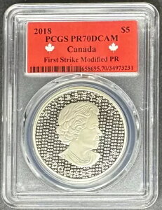 2018 �C���v���[�t �J�i�_ ���[�v�� ���[�t PCGS PR-70 DCAM�A3 �_�w���� $5 �I�t!!