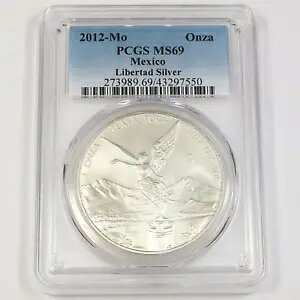 2012  PCGS MS69 |LVR - 1 IX Vo[ x^ - Un Onza RC #43010B