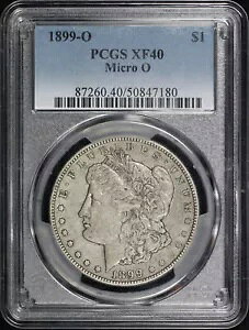 1899-O マイクロ O モルガン ドル PCGS XF-40