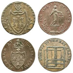 1790 - 1797 �R���h�� 4 ���̃R�C���̃g�[�N�� �R���N�V���� ** E **