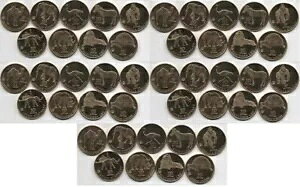 rAt - 5  x Zbg 9 RC x 10 VO 2017 - 2021 UNC Animals Lemberg-Zp