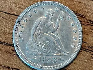 1853 V[ebh oeB NH[^[ 25C RAYS ARROWS Choice Vo[ US RC EF/AU