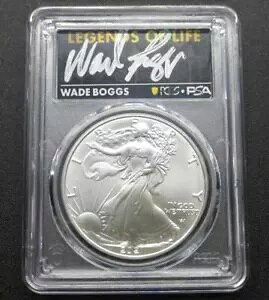 2021 PCGS MS70 �^�C�v 2 �V���o�[ �C�[�O�� �h���A�č� $1 �R�C���A�E�F�C�h �{�b�O�X�菐��