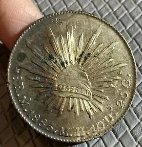1885 MO ���L�V�R 8 ���A�� �V���o�[ �R�C�� AU�A�����`���b�v�}�[�N�t��