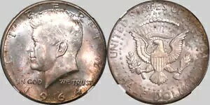 1964 PlfB Vo[ n[t_[ 50 Zg NGC MS66 UNC F̔RC