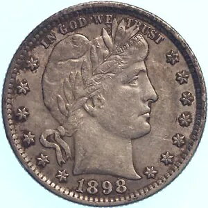 1898 P Barber QuarterAIWi̕\ʂƃV[vȃfBe[V[vȃRC!!