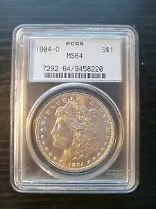 1904-0 US �����K�� �V���o�[ �_���[ PCGS �~���g �X�e�[�g 64 MS64 ��������!!