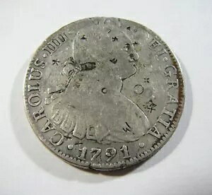 ���L�V�R 1791 F.M. Chopmarks �X�y�C�� 8 ���A�� �J�E���^�[�X�^���v �V���o�[ �h�� �R�C��