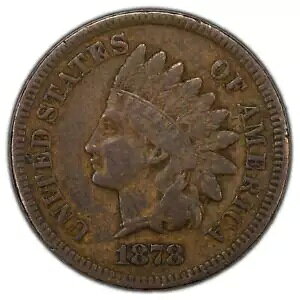 アメリカ 1878 年 1 セント インディアン ヘッド ペニー コイン