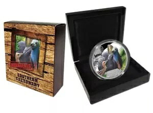2016 Southern Cassowary - 1�I���X .999 �V���o�[ �v���[�t �R�C���A�c�o�� / �p�[�X�~���g�A���A