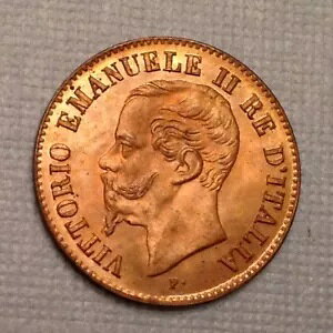 - C^A 1861 M Two (2) Centesimi W{ UNC