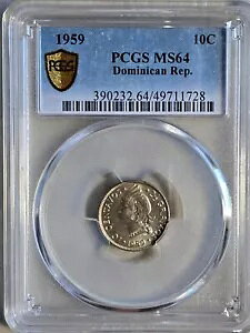 h~jJa 10 Z^{X 1959 PCGS MS 64
