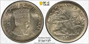 (1930-31) EE1923 �G�`�I�s�A�鍑 - 10 �}�g�i - KM 29 - PCGS 10 �}�g�i