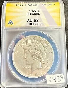 1927 s[X_[ AU 58 ANACS Vo[ $1 t@~[ GXe[g RC ڍ 2439