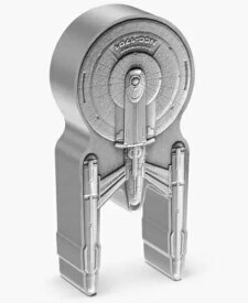 2024 ニウエ スタートレック U.S.S エンタープライズ NCC-1701 - 1 オンス シルバー アンティーク コイン