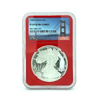 1988 S $1 AJ Vo[ C[O 1IX NGC PF 69 Eg JI - bh RA - rfIQ